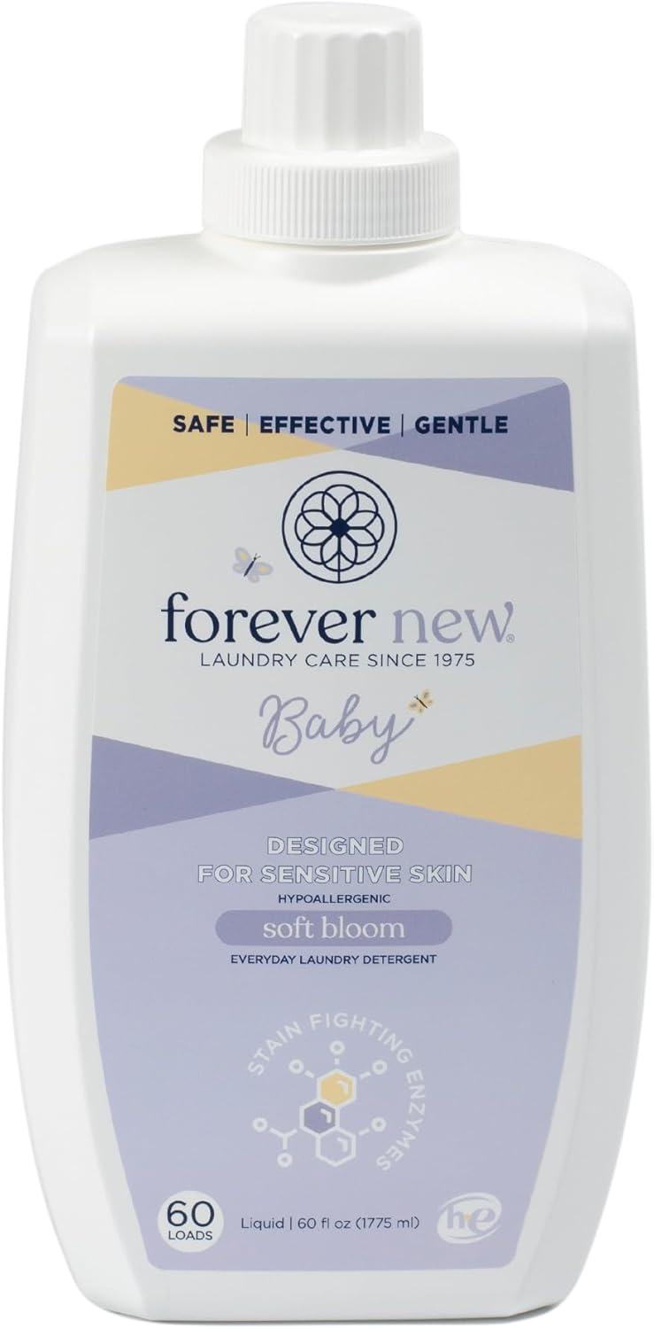 image:imageEveryday Baby Liquid Laundry Detergent Fragrance Free Hypoallergenic Gentle on babys sensitive skin EnzymedBased Odor Control 60 fl ozSoft Bloom