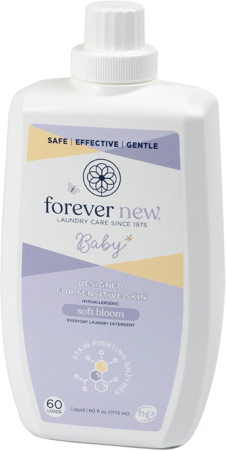 image:imageEveryday Baby Liquid Laundry Detergent Fragrance Free Hypoallergenic Gentle on babys sensitive skin EnzymedBased Odor Control 60 fl ozSoft Bloom