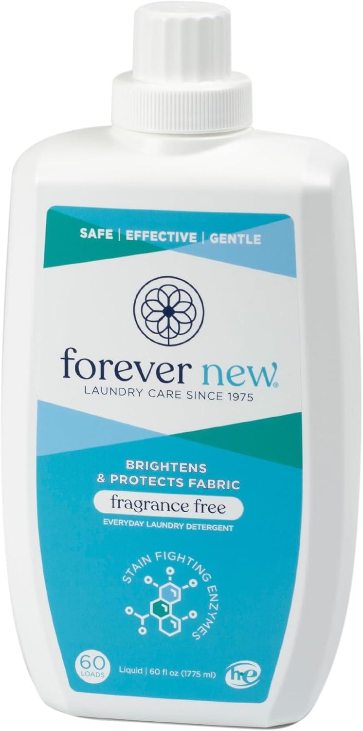 image:imageEveryday Liquid Laundry Detergent Pure Fresh Scent Hypoallergenic EnzymedBased Odor Control 60 fl ozFragrance Free