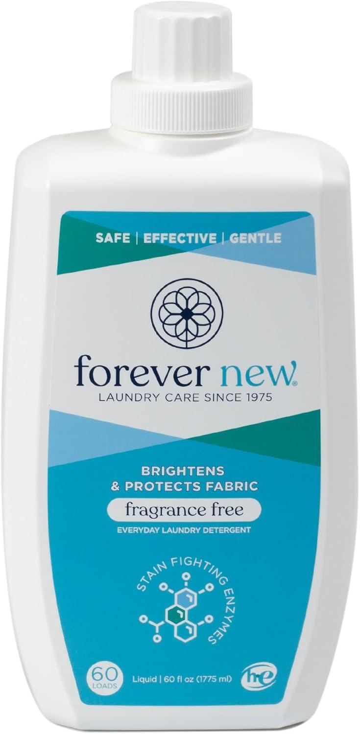 image:imageEveryday Liquid Laundry Detergent Pure Fresh Scent Hypoallergenic EnzymedBased Odor Control 60 fl ozFragrance Free