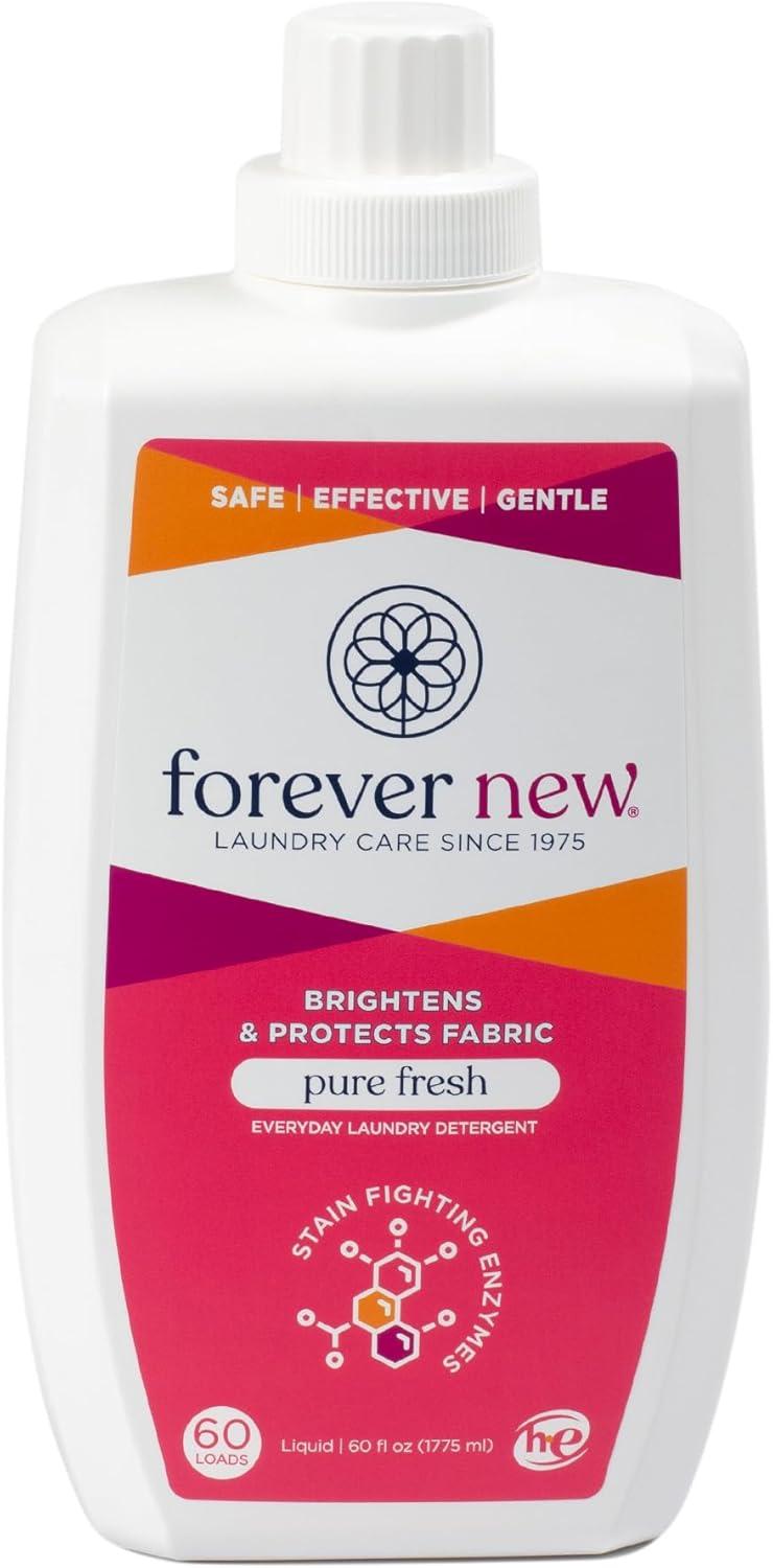 image:imageEveryday Liquid Laundry Detergent Pure Fresh Scent Hypoallergenic EnzymedBased Odor Control 60 fl ozPure Fresh