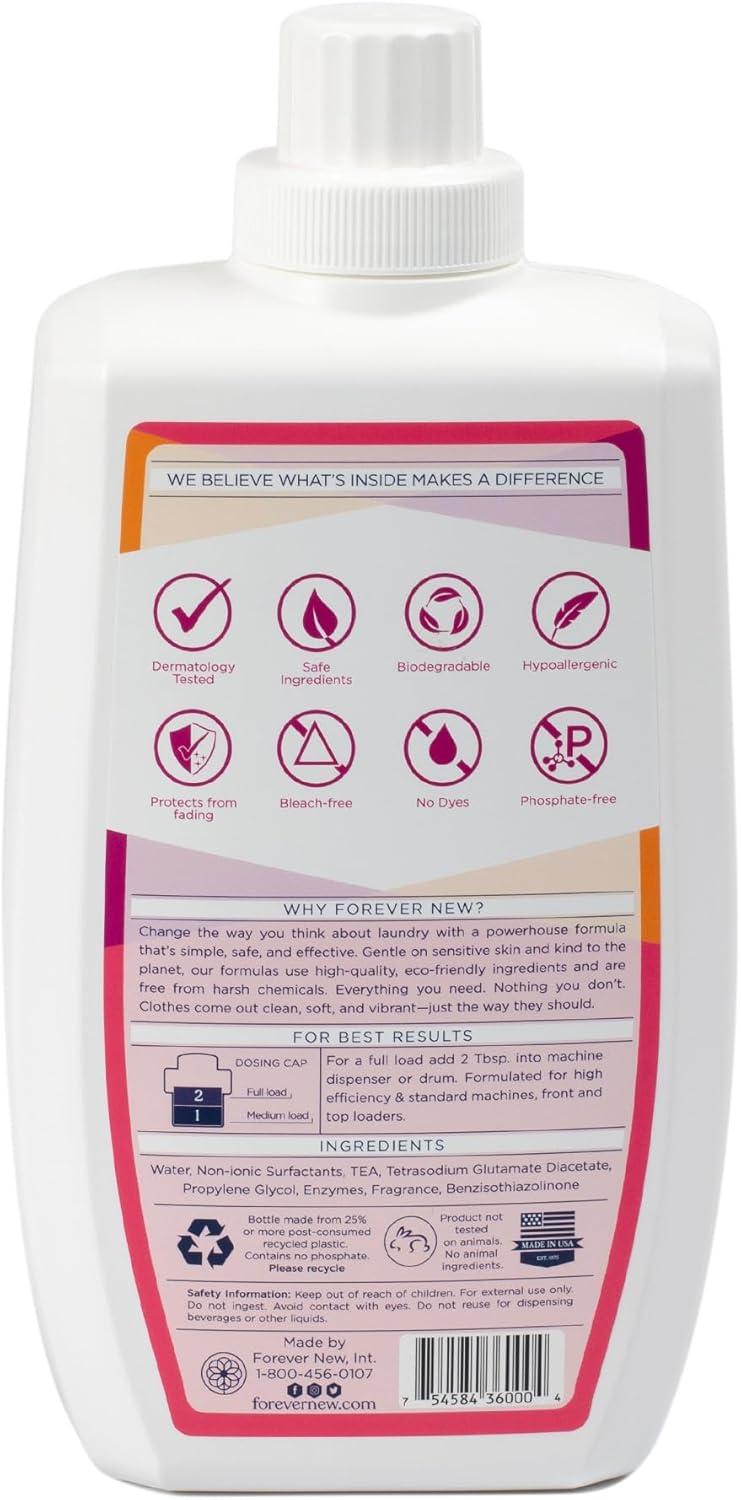 image:imageEveryday Liquid Laundry Detergent Pure Fresh Scent Hypoallergenic EnzymedBased Odor Control 60 fl ozPure Fresh