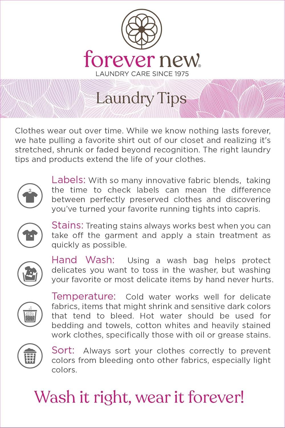 image:imageFOREVER NEW Delicate Hypoallergenic Laundry Detergent Liquid 68 Large Loads Gentle washing detergent for Silk Cashmere Bra Undergarments Cotton Wool etc Original Scented 4ozUnscented