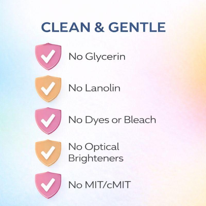 image:imageFOREVER NEW Delicate Hypoallergenic Laundry Detergent Liquid 68 Large Loads Gentle washing detergent for Silk Cashmere Bra Undergarments Cotton Wool etc Original Scented 4ozOriginal