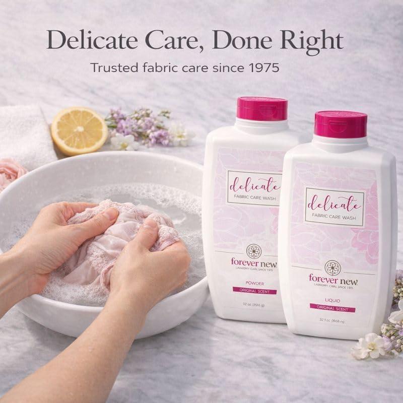 image:imageFOREVER NEW Granular Detergent Powder Delicate Laundry Care Wash Original Scented 32 Oz32 Ounce Pack of 2