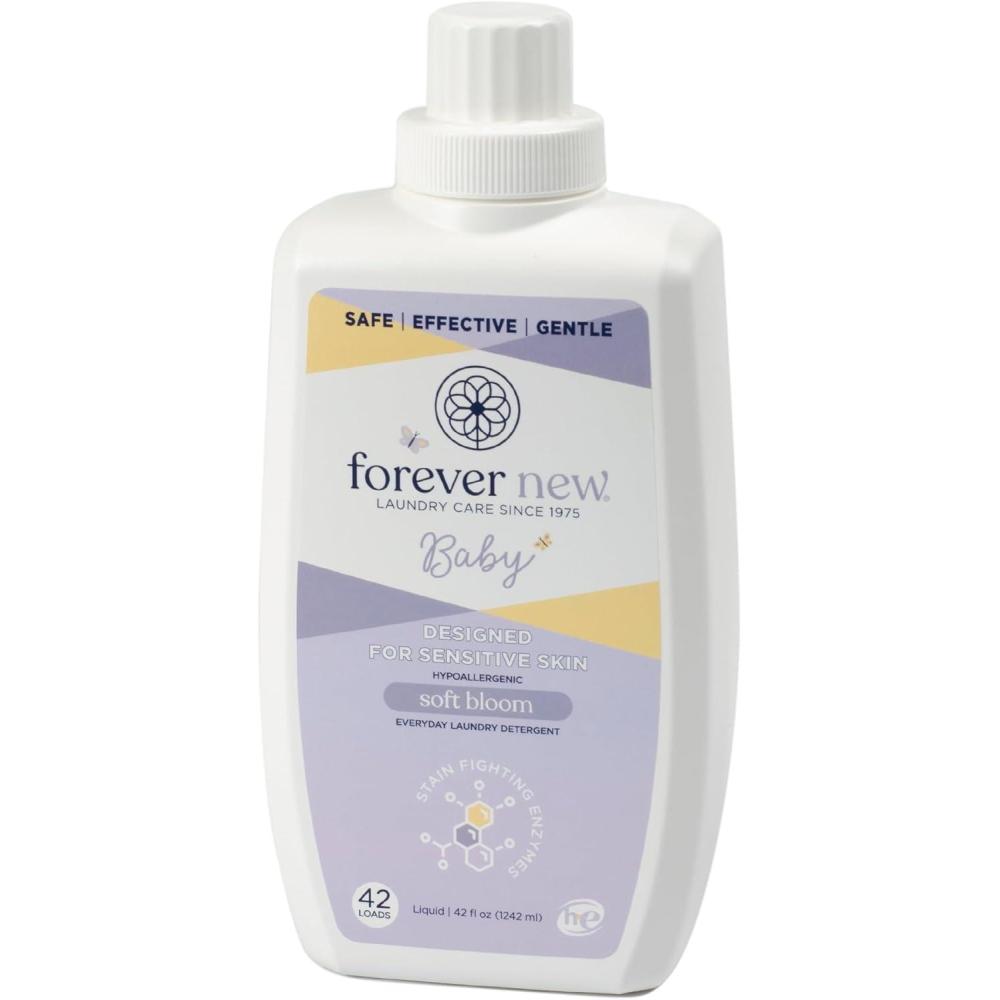 image:imageEveryday Baby Liquid Laundry Detergent  Fragrance Free  Hypoallergenic  Gentle on babys sensitive skin  EnzymedBased  Odor Control  60 fl ozSoft Bloom