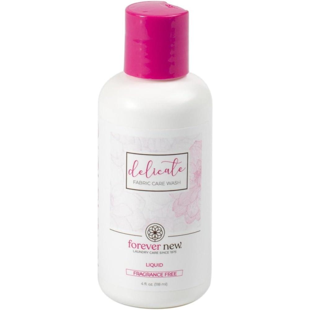 image:imageFOREVER NEW Delicate Hypoallergenic Laundry Detergent Liquid 68 Large Loads Gentle washing detergent for Silk Cashmere Bra Undergarments Cotton Wool etc Original Scented 4ozUnscented