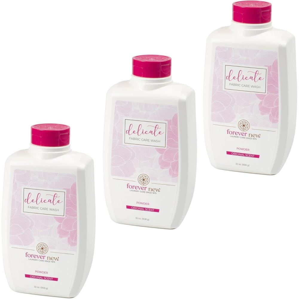 image:imageFOREVER NEW Granular Detergent Powder  Delicate Laundry Care Wash  Original Scented 32 Oz32 Ounce Pack of 3