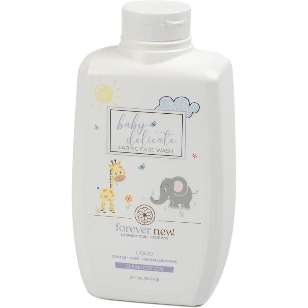image:imageForever New Baby Liquid Detergent Fragrance Free 32 fl ozClean Cotton